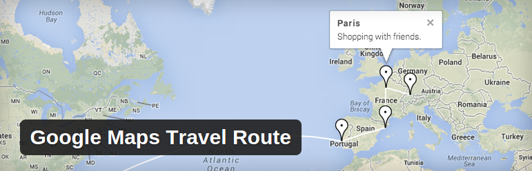 google maps travel route