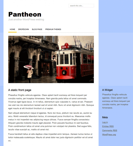 Pantheon WordPress Theme