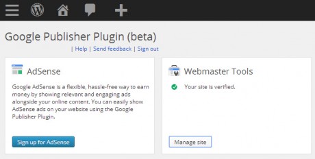 Google Publisher Plugin Screenshot 2