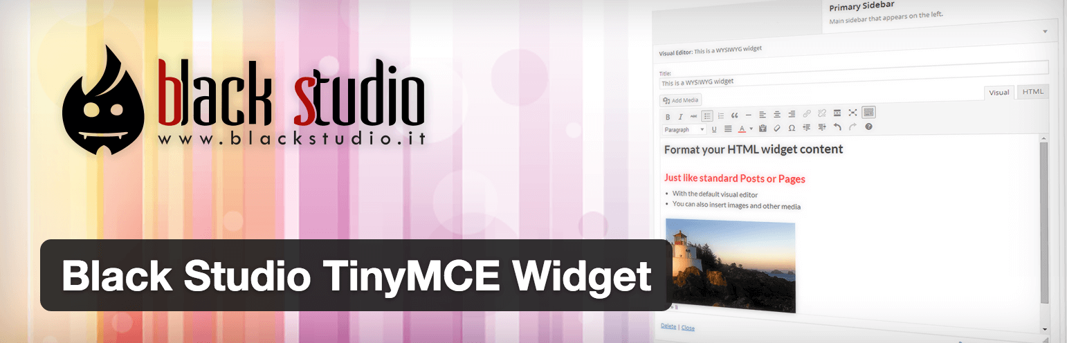 Black Studio TinyMCE Widget