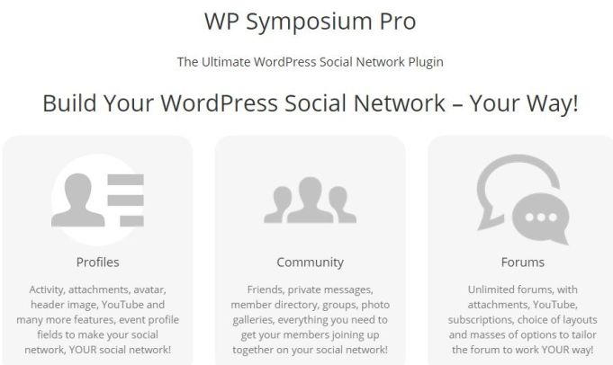 WP Symposium Pro