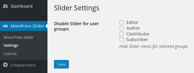 MotoPress Slider - Slider Settings