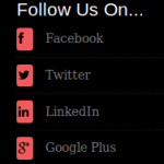 Cordon Bleu - Social Media Icons Widget