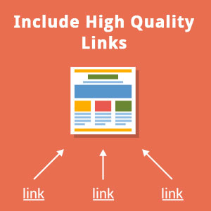Include High Quality Links