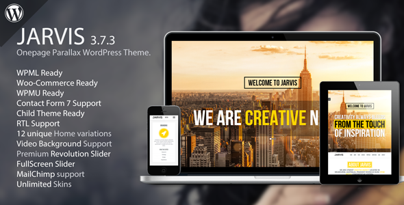 Best oe page WordPress themes | jarvis