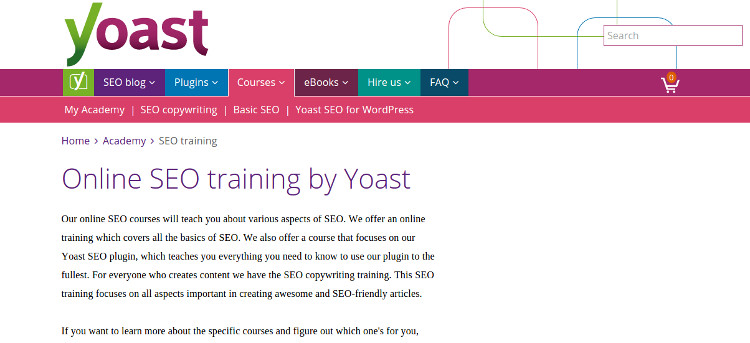 yoast seo courses