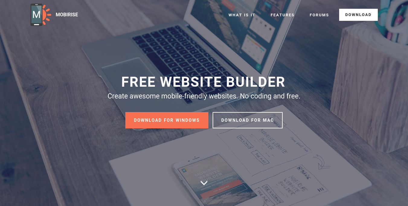 mobirise website builder