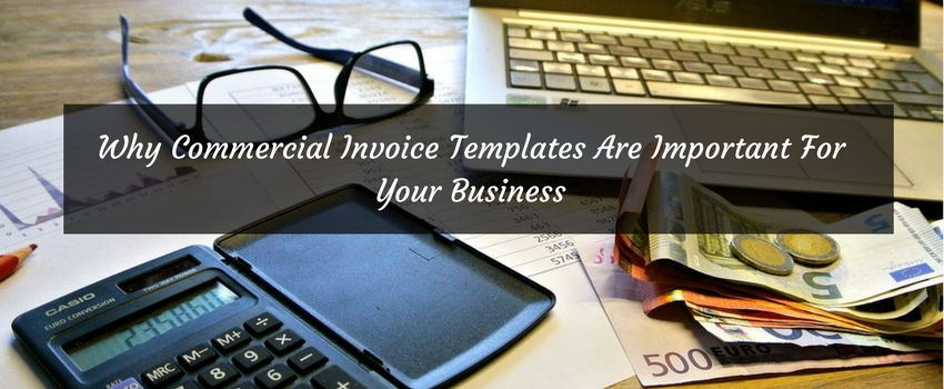 commercial invoice template banner