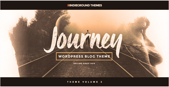 best personal blog wordpress themes - journey