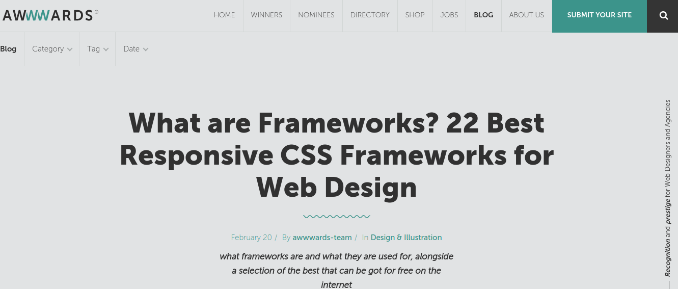 best CSS3 Frameworks