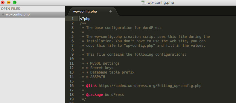wp-config-php-file