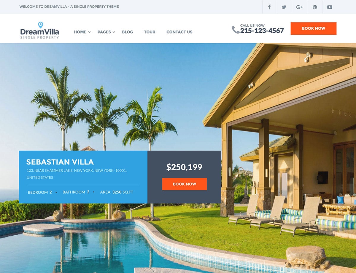 DreamVilla | Real Estate WordPress Themes