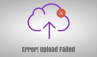 Error upload failed