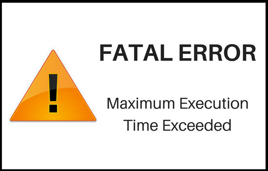 Fatal Error: Maximum Execution Time Exceeded in WordPress