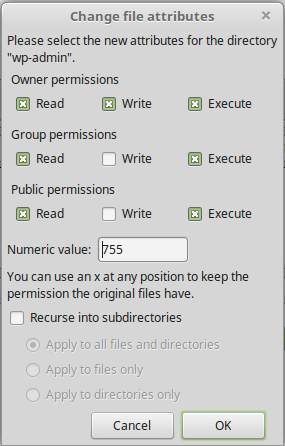 File permissions