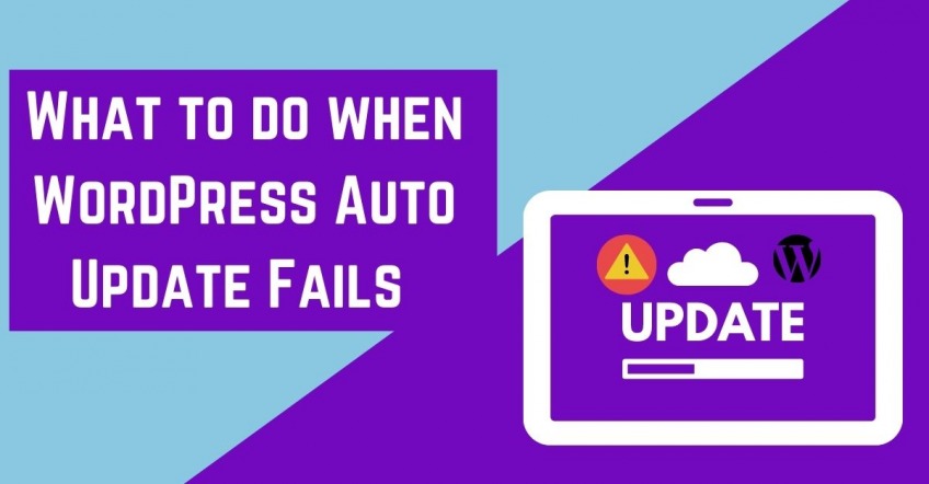 What to do when WordPress auto-update fails