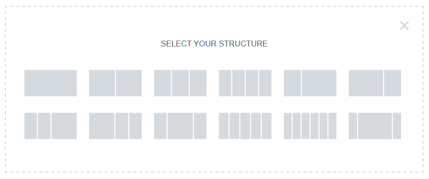 select your structure