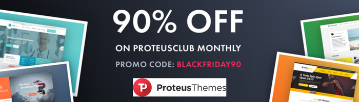 ProteusThemes Black Friday Offer