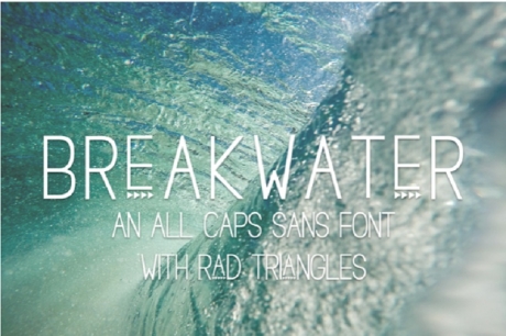 breakwater-free-sans-font