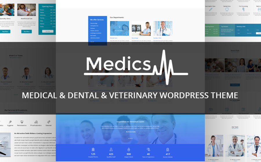 Medics - Medical & Dental & Veterinary WordPress Theme