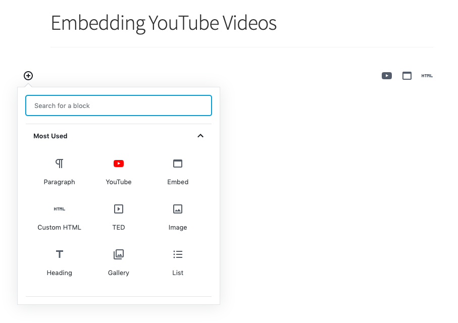 embedding-youtube-video-gutenberg-block