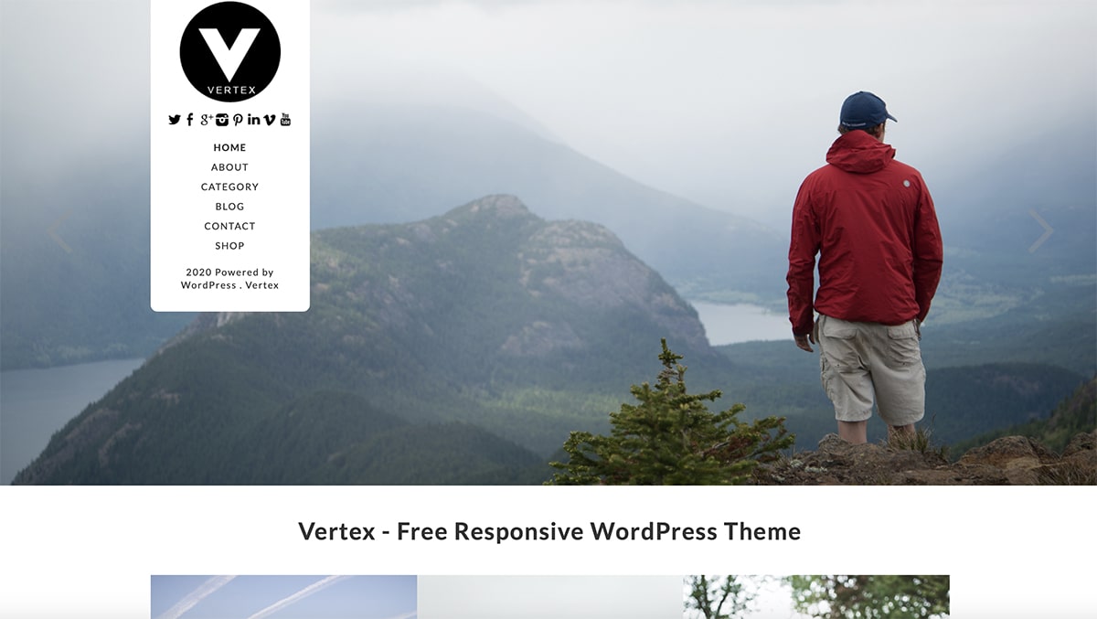 Vertex Free Responsive Theme