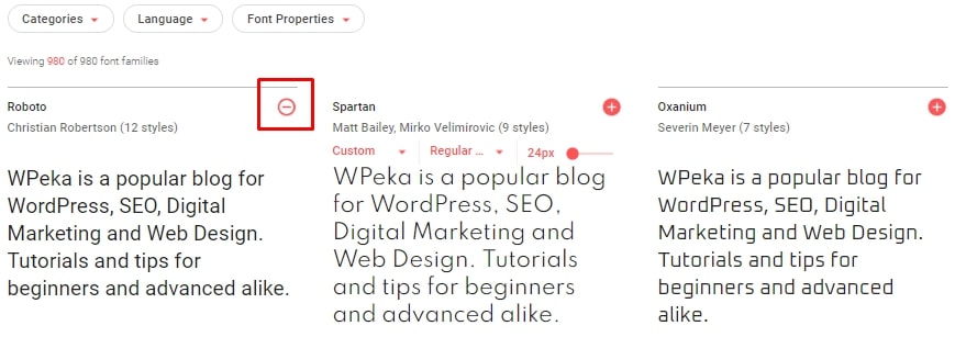 Google Font for WordPress Site