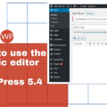How to use the Classic Editor with WordPress 5.4