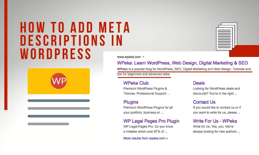 How to add Meta Description in WordPress