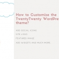 How to Customize the TwentyTwenty WordPress theme?