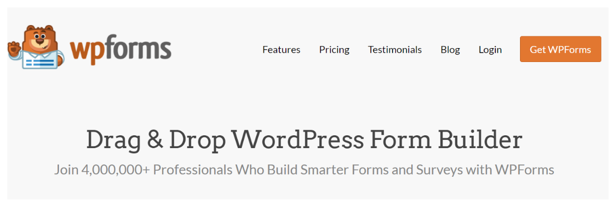 Best WordPress plugin- WP forms