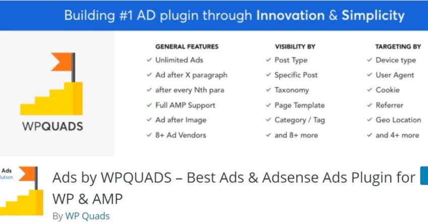 WP Quads- WP Ads plugin