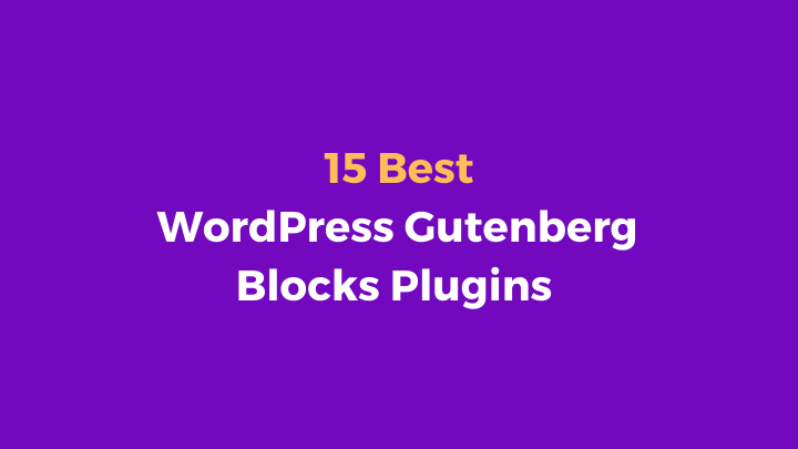 Best WordPress Gutenberg Blocks