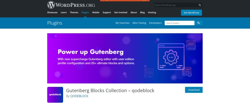 Qodeblock- WordPress block plugin