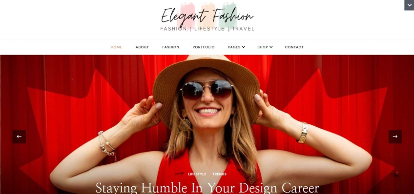 Elegant Fashion- WordPress theme