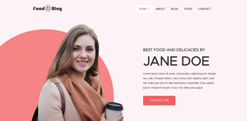 Food Blogger WordPress theme