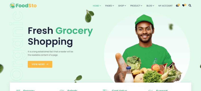 Foodsto : Grocery & Food Store WordPress Theme