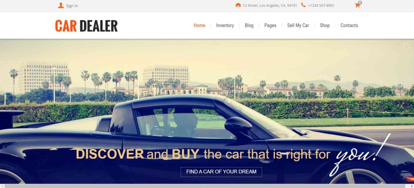 Car Dealer Automotive WordPress Theme