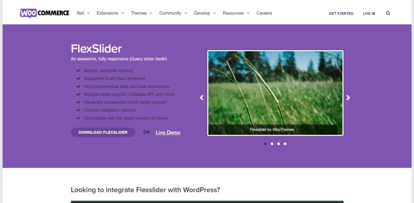 Flexslider WordPress Slider Toolkit by WooThemes