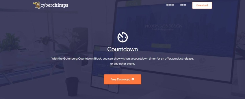 Countdown Block - Responsive Gutenberg Blocks Library