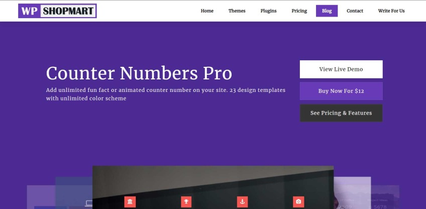 Counter Number Pro Plugin For wordpress
